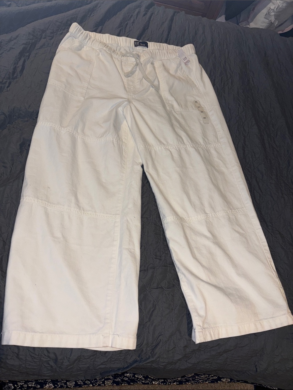 NWT GAP white xxl women’s wide leg pants